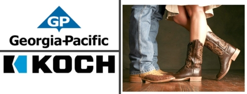 GP logo and a couples feet